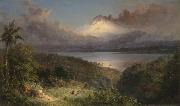 Frederic Edwin Church View of Cotopaxi oil painting on canvas